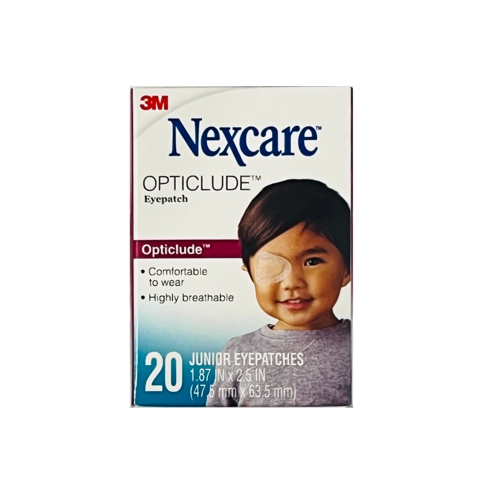 Hộp 20 miếng dán mắt nhược thị trẻ em 3M Nexcare 1537 cỡ nhỏ, sản xuất Canada
