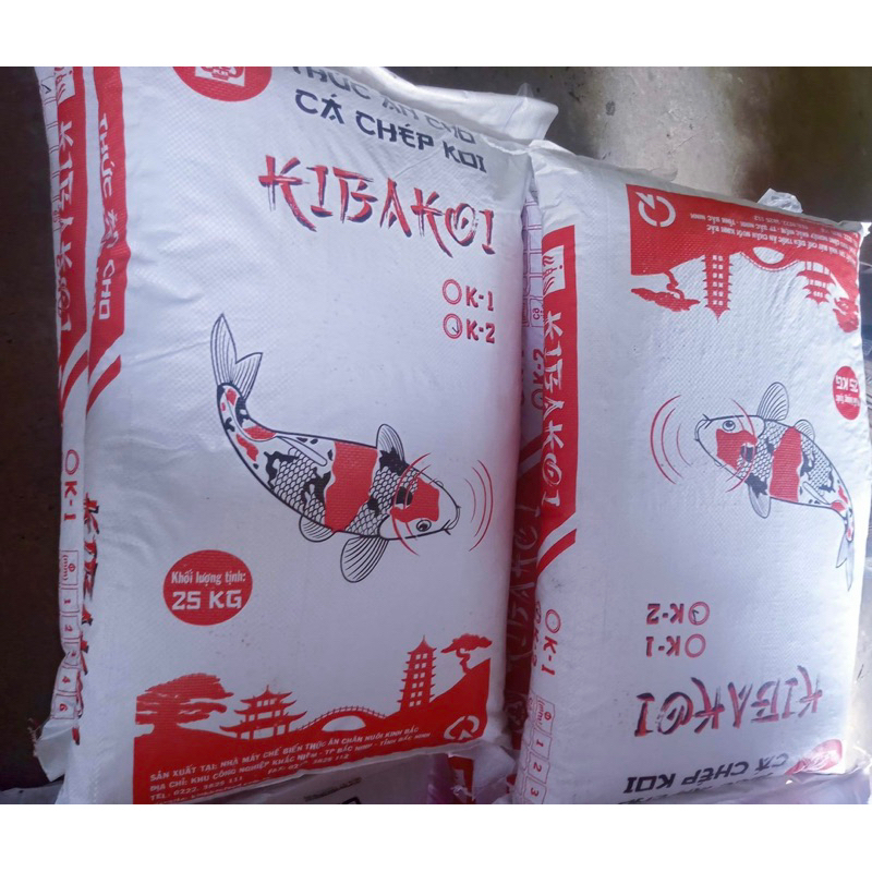 Cám cá koi KIBAKOI  5kg, Thức ăn cho cá Koi tăng trưởng và tăng màu giúp cá phát triển body, lên màu đẹp