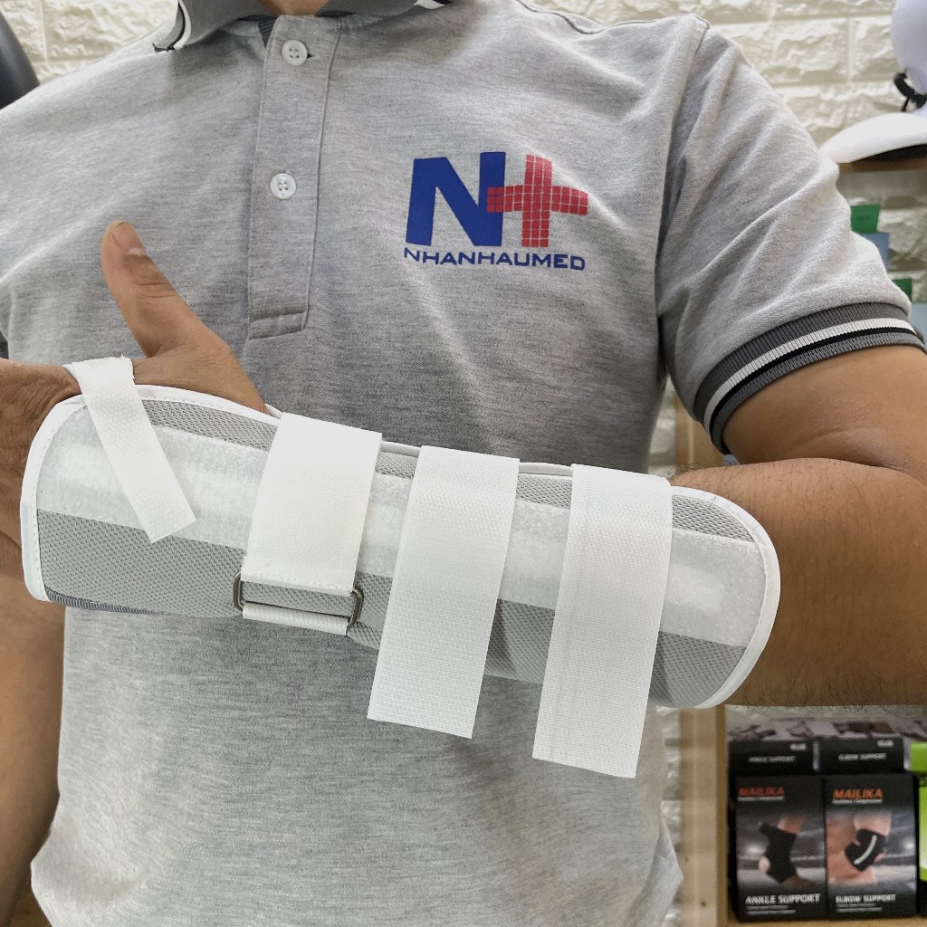 Nẹp Cẳng Tay Dài Hỗ Trợ Cố Định Sau Chấn Thương Cổ Tay, Bàn Tay