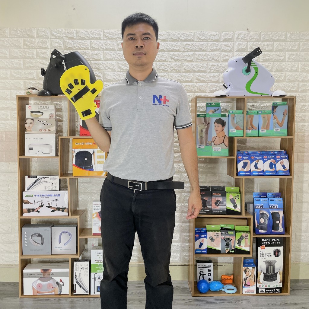 Nẹp Cố Định Bàn Tay Dành Cho Người Bị Tai Biến, Co Gập Ngón Tay, Chấn Thương Tay-Loại Trẻ Em và Người Lớn, Bàn tay Vàng