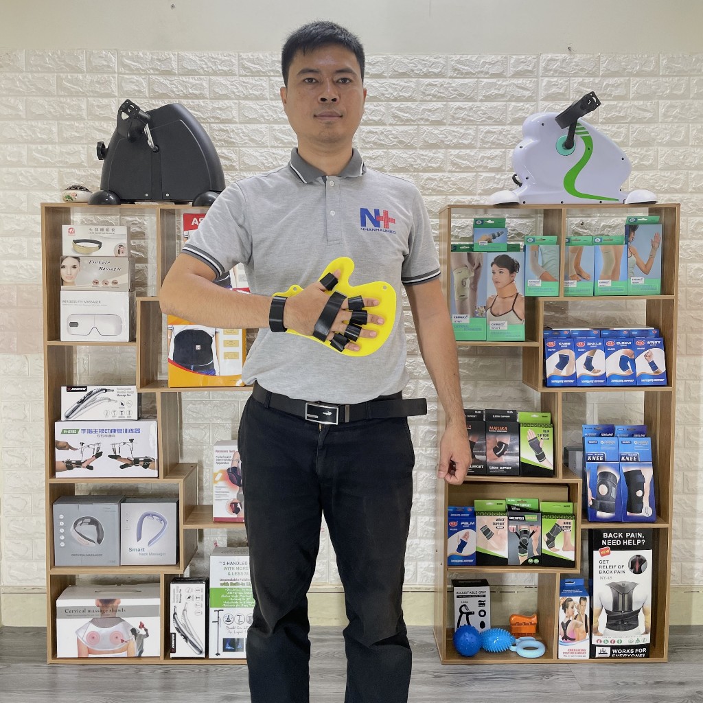 Nẹp Cố Định Bàn Tay Dành Cho Người Bị Tai Biến, Co Gập Ngón Tay, Chấn Thương Tay-Loại Trẻ Em và Người Lớn, Bàn tay Vàng