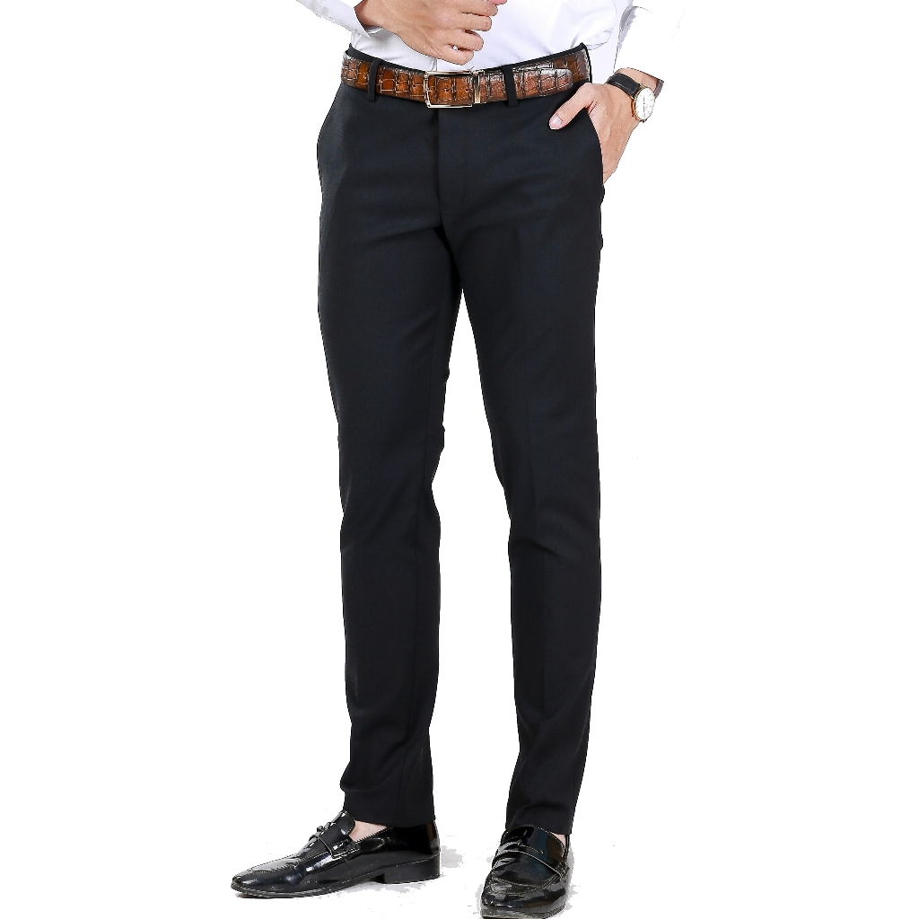 Quần Tây 0ly Trơn Slimfit 299 Vĩnh Tiến Đen