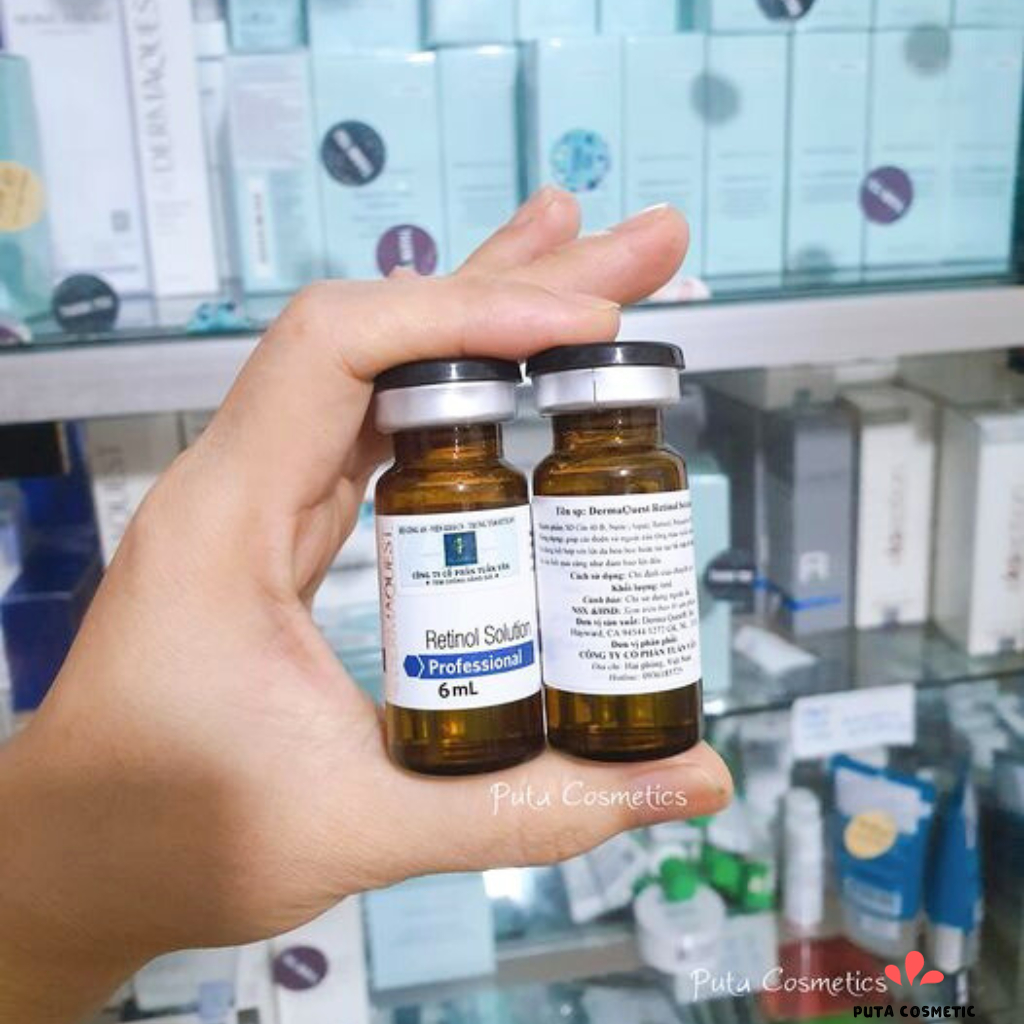 Peel da Dermaquest Retinol Solution Peel 6ml - Peel da giảm mụn, thâm, chống lão hóa, giúp da căng bóng