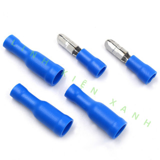 100 đầu cos nối dây tiện lợi. 50 đầu đực,50 đầu cái