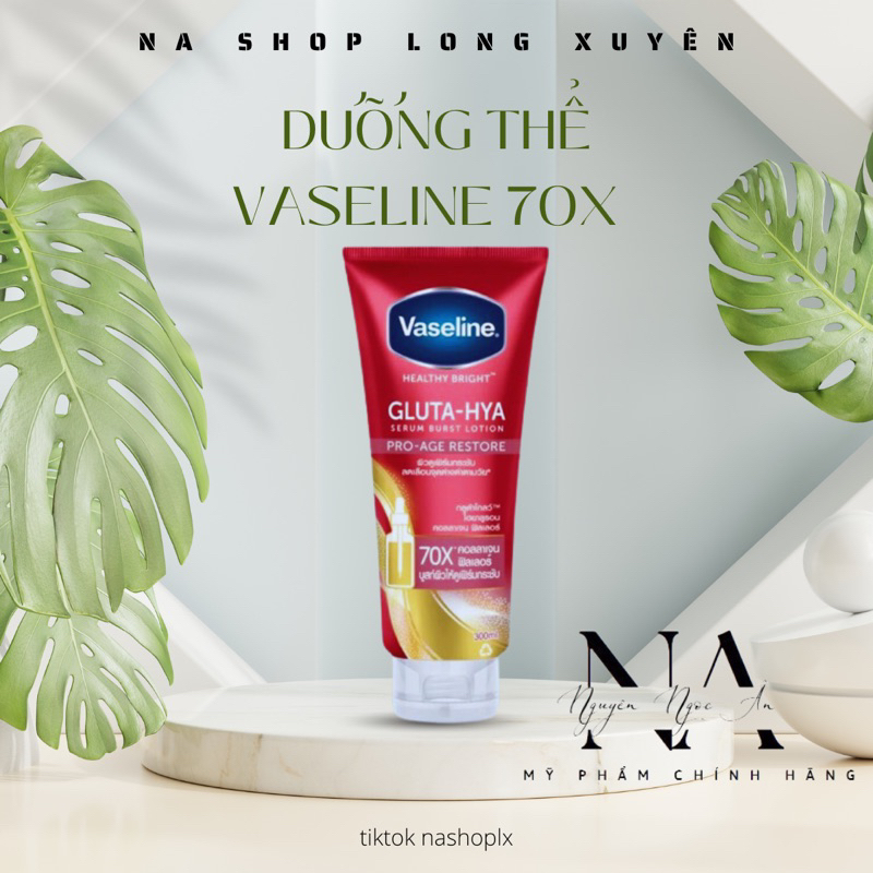 Dưỡng thể Vaseline 10x-50x