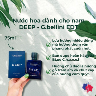 Nước hoa dành cho nam deep - g.bellini edt 75ml, hàng pháp có bill_mimi hg