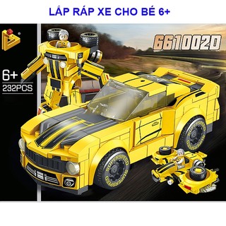 Mô hình xe đua lắp ráp Việt Hà giúp phát triển tư duy sáng tạo cho trẻ lứa tuổi 6+ (tùy chọn mẫu)