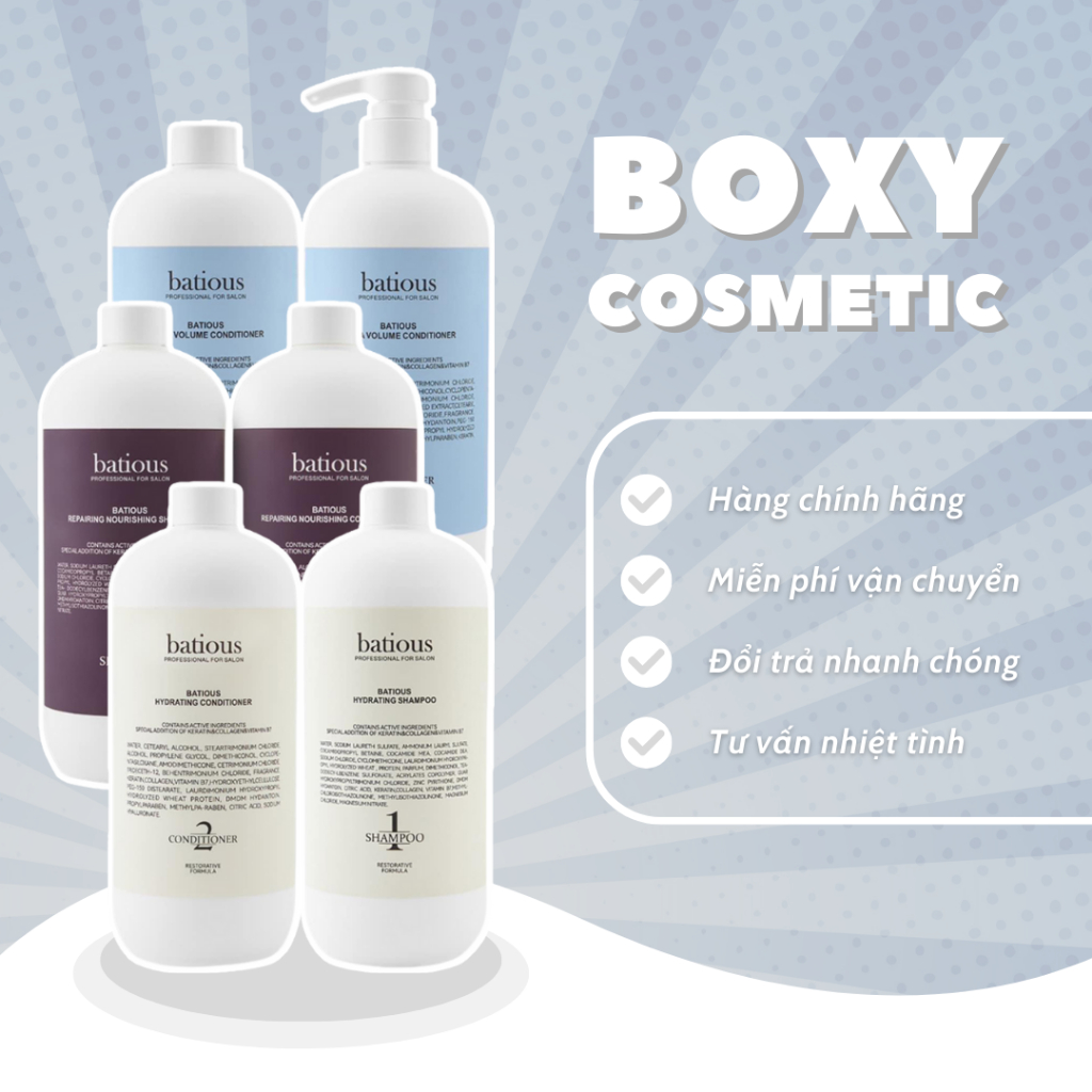 Gội xả BATIOUS Professional for Salon