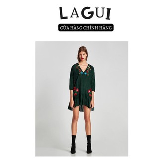 *[ ZARA AUTH ]** ĐẦM THÊU HỌA TIẾT ZARA SĂN SALE ( MỚI 100% )