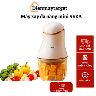 Máy xay đa năng cầm tay 6 lưỡi Seka Sk1396, xay thịt cháo, sinh tố,tỏi ớt,máy xay đồ ăn cho bé