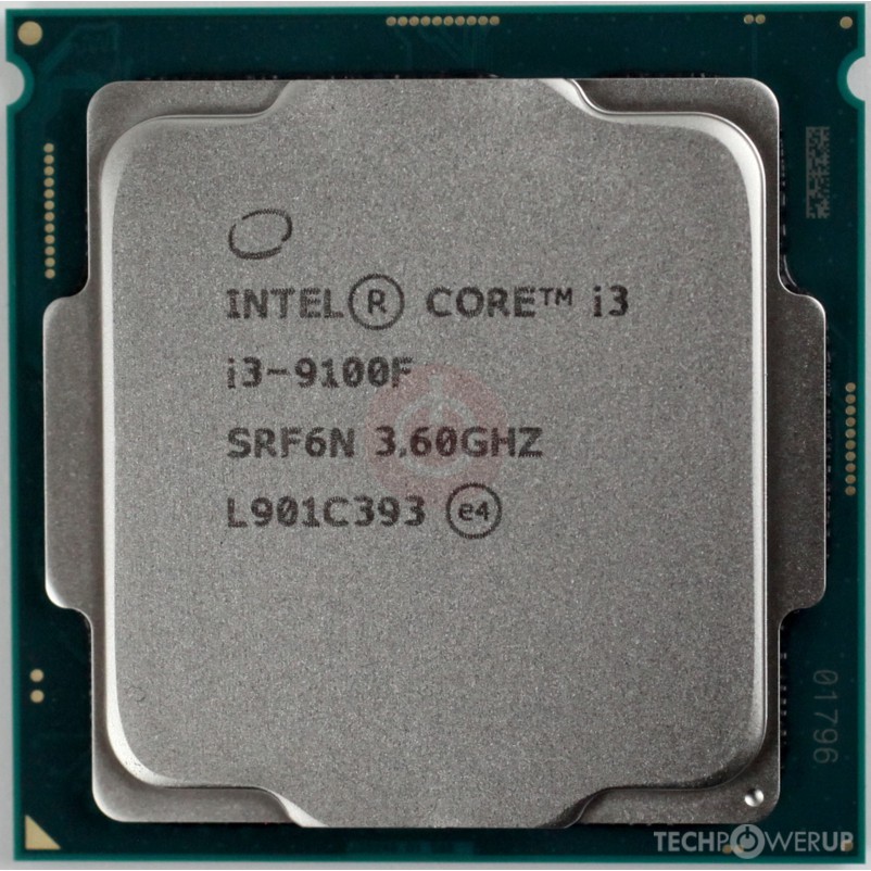 CPU i3 9100, i3 9100F