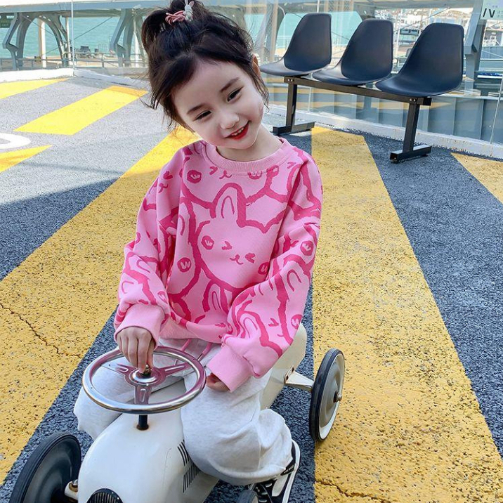 Bộ thu đông bé gái, set bộ dài tay thu đông bé gái chất nỉ da cá dày dặn lên fom chuẩn cho bé gái 8-30kg