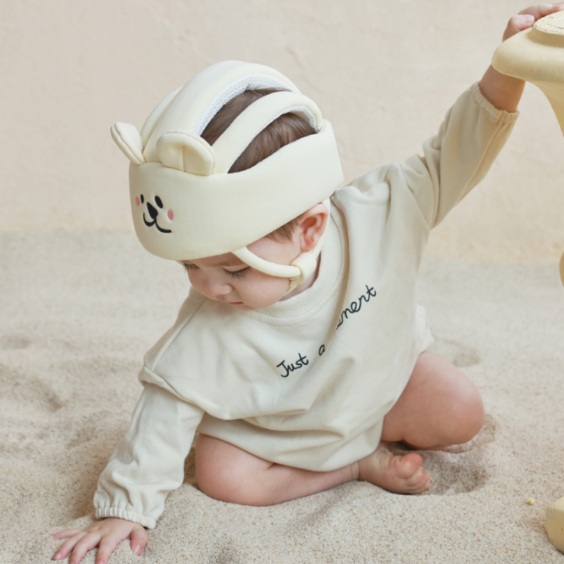 Mũ bảo vệ đầu cho bé tập bò Blissbebe Hàn Quốc