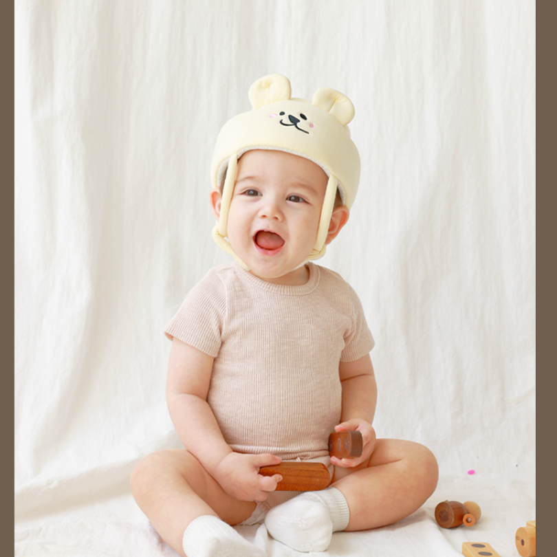Mũ bảo vệ đầu cho bé tập bò Blissbebe Hàn Quốc