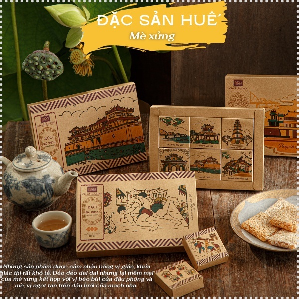 Kẹo Mè Xửng Đặc sản Huế