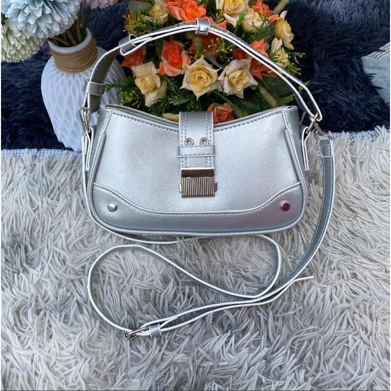 Túi xách nữ đẹp túi đeo chéo dáng xinh thời trang Bag.thanhthu thiết kế khoá bóp trắng cao cấp 778