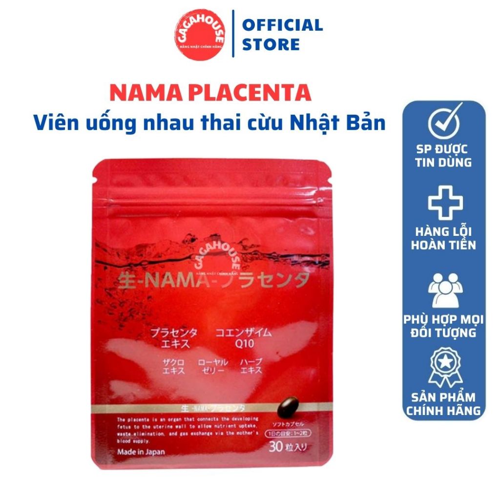 Viên uống nhau thai cừu Nama Placenta Nhật Bản