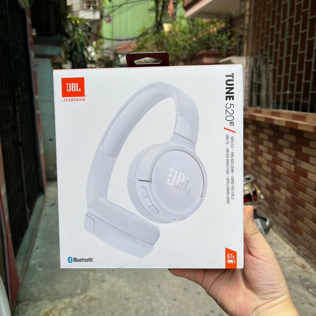 Tai Nghe Chụp Tai Bluetooth JBL Tune 520BT - Hàng Chính Hãng