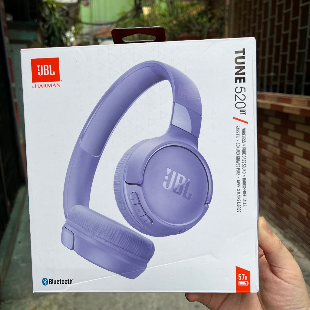 Tai Nghe Chụp Tai Bluetooth JBL Tune 520BT - Hàng Chính Hãng