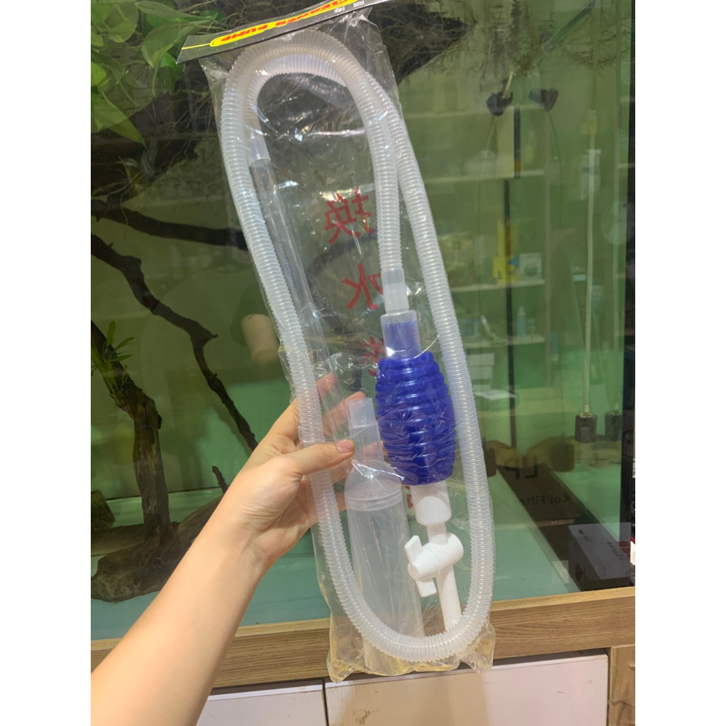 Bơm tay hút thay nước bể cá , hồ cá cảnh