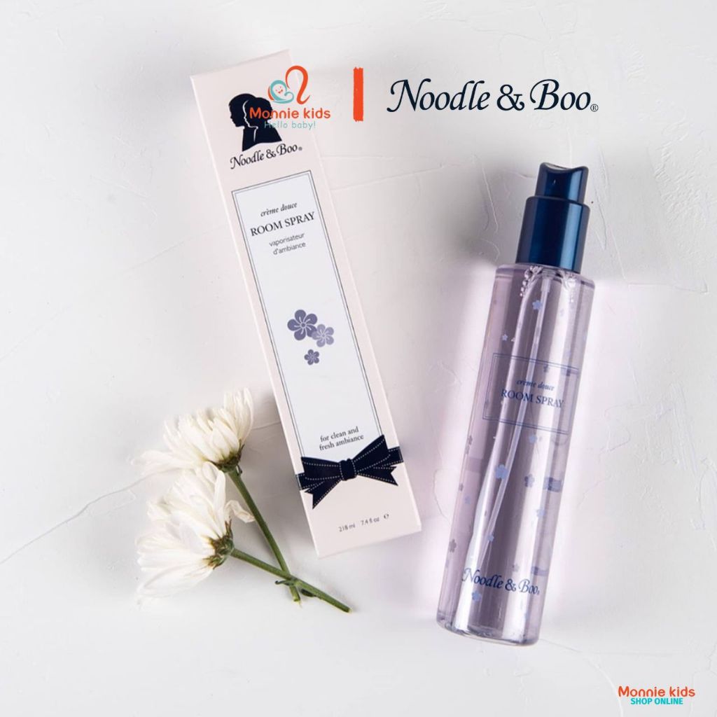 Xịt thơm phòng Noodle & Boo Room Spray cho bé 218ml, nước làm thơm phòng cho trẻ - Monnie Kids