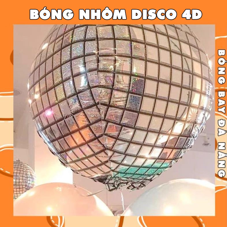 Bóng 4D Disco trang trí sinh nhật thôi nôi tiệc cưới kích thước 24 inch Bong4DDISCO BÓNG BAY ĐÀ NẴNG BBDN