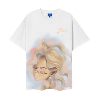 Áo thun unisex Empty Soul màu trắng- Charm tee Onism
