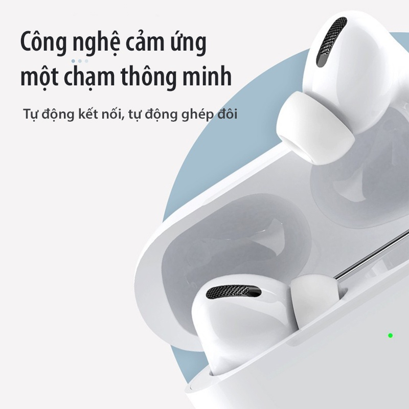Tai Nghe Bluetooth Không Dây Pro 2, Pro1, AlP2, AlP3 Pin 6h Định Vị Đổi Tên Mic Đàm Thoại Pop Up Chính Hãng TECHMALL