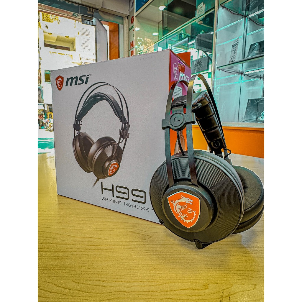Tai nghe MSI H991 âm thanh chuẩn, dày, nghe nhạc sống động, chuẩn gaming / Bảo hành 3 tháng / Chinh Nhan Technology