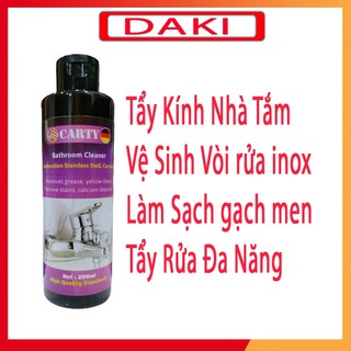 Tẩy Cặn Canxi Vách Kính - Vệ Sinh Nhà Tắm - Dung Dịch Tẩy Cặn Canxi, Tẩy Rửa Nhà Tắm, Vòi Sen, Gạch
