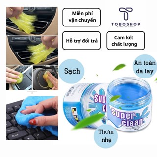 Gel vệ sinh bàn phím làm sạch bụi bẩn máy tính laptop nội thất ô tô trọng lượng 160g