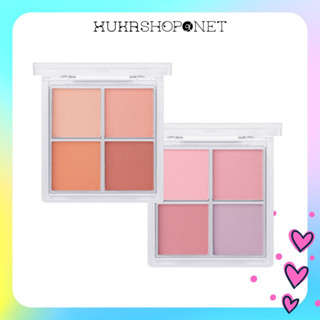 Phấn má hồng 4 ô Odbo Signature 4 shades bluscher không nhũ lì mịn tiện lợi