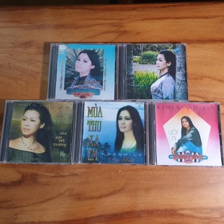 5 Đĩa CD Nhạc vàng Khánh Ly chất lượng cao - Phôi phono bìa màu