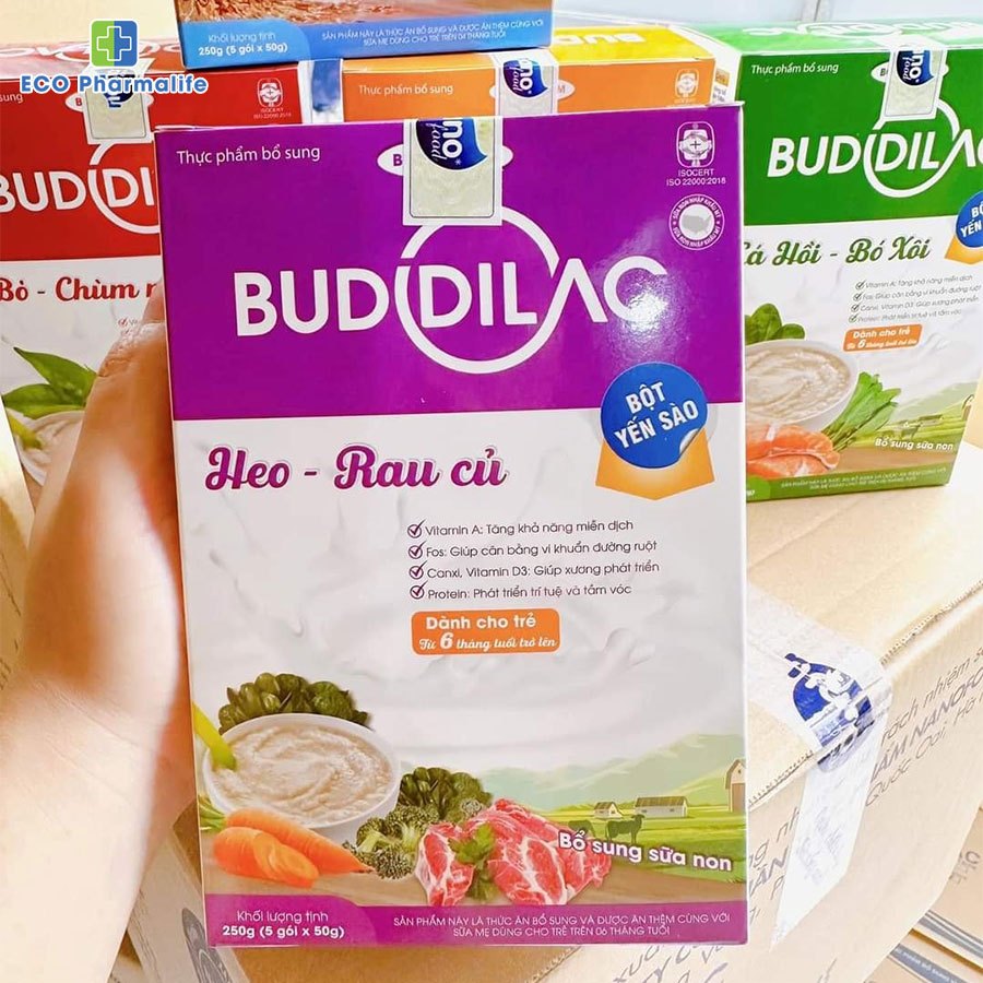 Bột Ăn Dặm Buddilac Dinh Dưỡng Đủ Vị Cho Bé