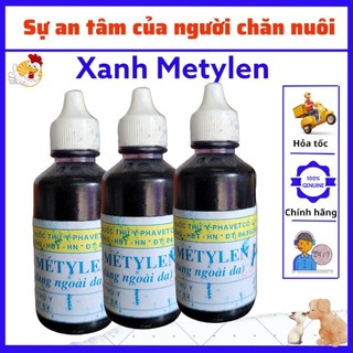 Xanh metylen: Thuôc bôi ngoài da