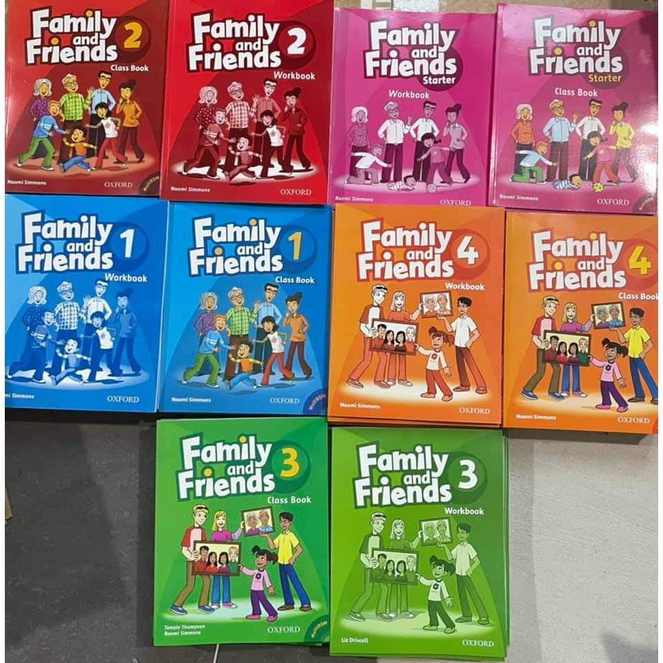 Sách - Giáo trình family and friends Starter 1-5 ( Bộ 2 cuốn ) | BigBuy360 - bigbuy360.vn