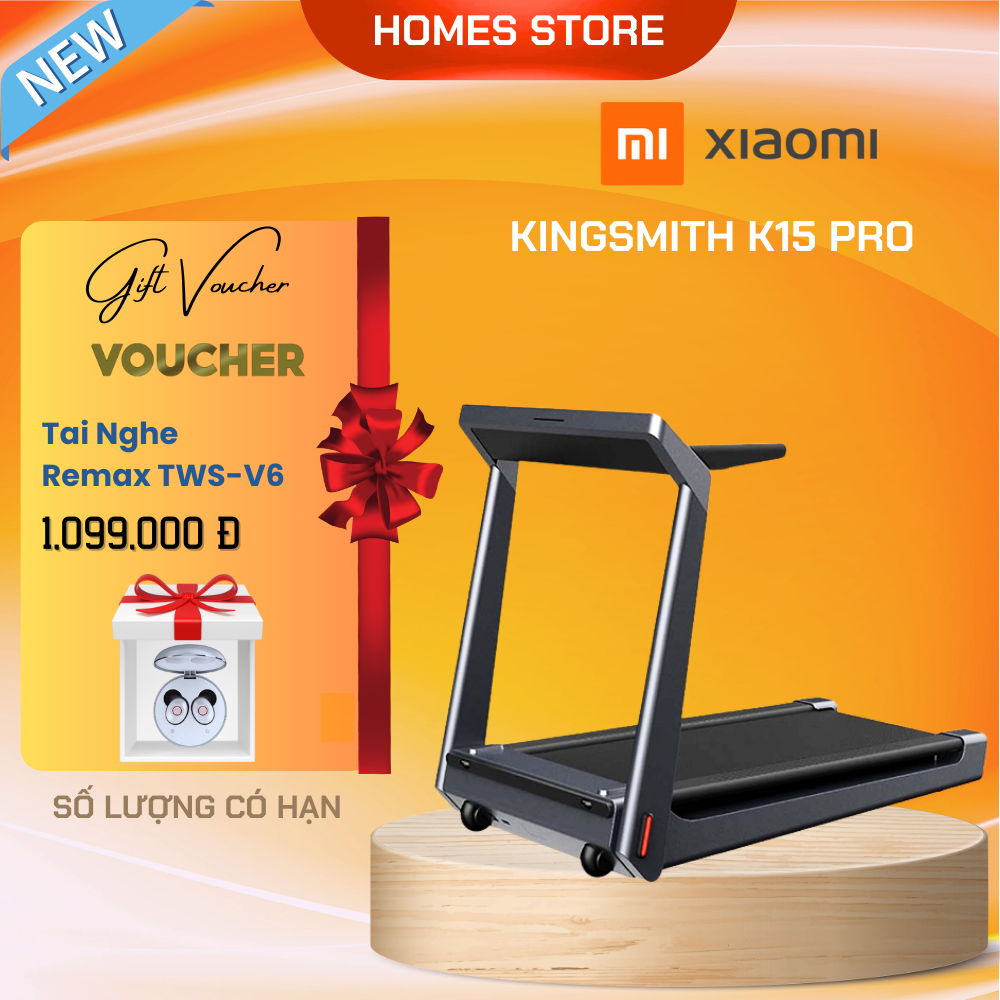 Máy Chạy Bộ Thông Minh XIAOMI KingSmith K15 Pro Cao Cấp Gấp Gọn Linh Hoạt Gồm 2 Chế Độ Chạy, Kết Nối App