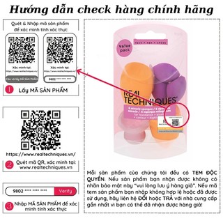 Mút Tán Kem Nền Real Techniques 6 Sponges