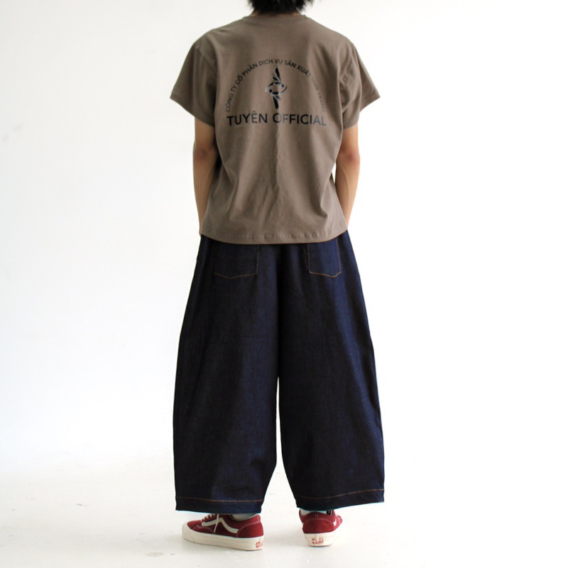 Áo thun cotton thoáng mát form boxy Tiệm Tuyên