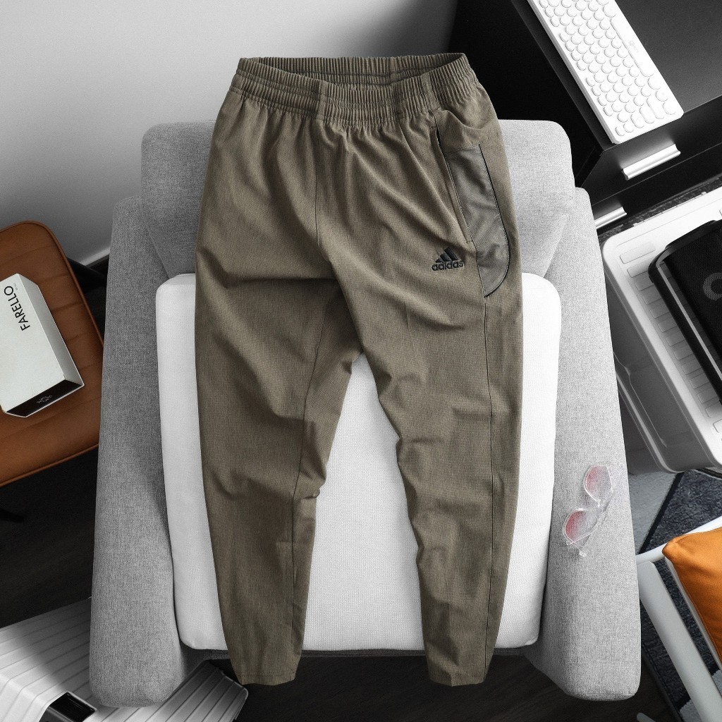 Quần dài thể thao Nam TVN form suông chất dù co giãn nhẹ hàng chất lượng và thời trang