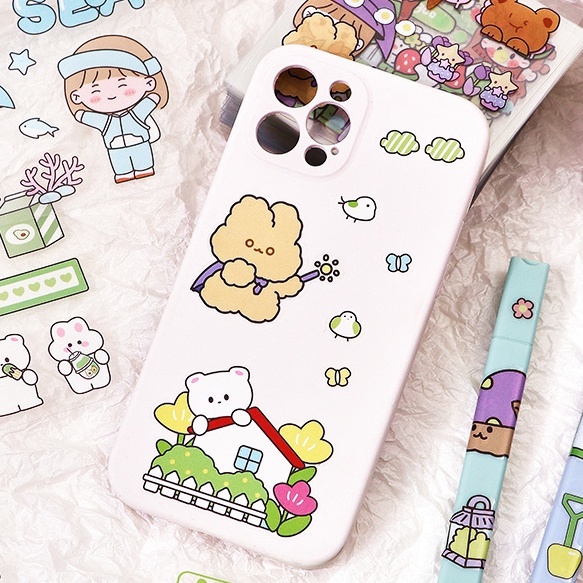 Aimilo - Nhãn dán sticker 100 tờ dễ thương cho bé, đồ văn phòng phẩm, đồ dùng học tập dễ thương (giao hàng ngẫu nhi