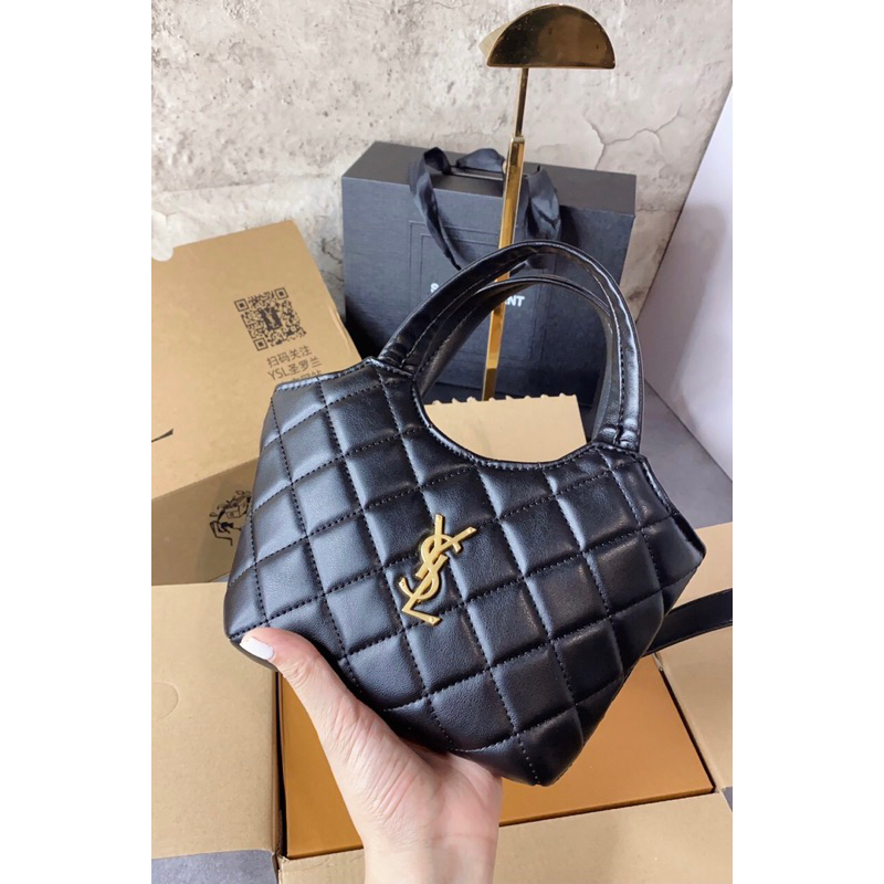 Túi Cầm Tay Chư Y Size 20 ô Trám Da Mềm Mịn kèm dây đeo chéo  cực xinh hàng cao cấp 2 bocx nam châm nguyên siu luôn