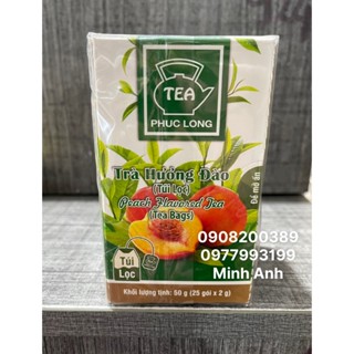 Trà Túi Lọc Phúc Long Đủ Vị 2g x 25 gói Đào Lài Sen Olong Hoa Hồng trà