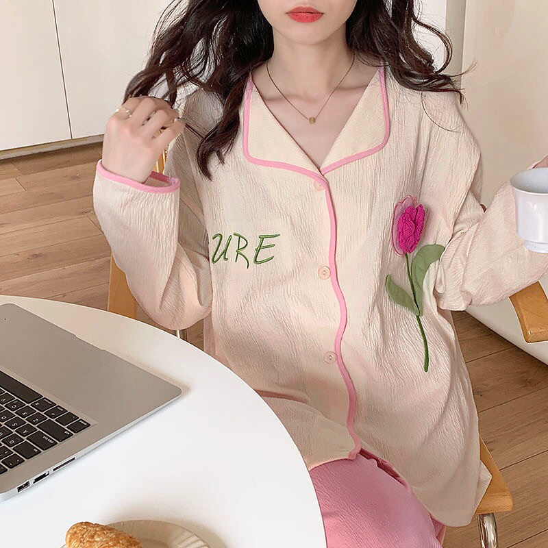 Bộ đồ ngủ pyjama hoạt hình dài tay mẫu mới siêu hot hit dành tăng người yêu bạn bè