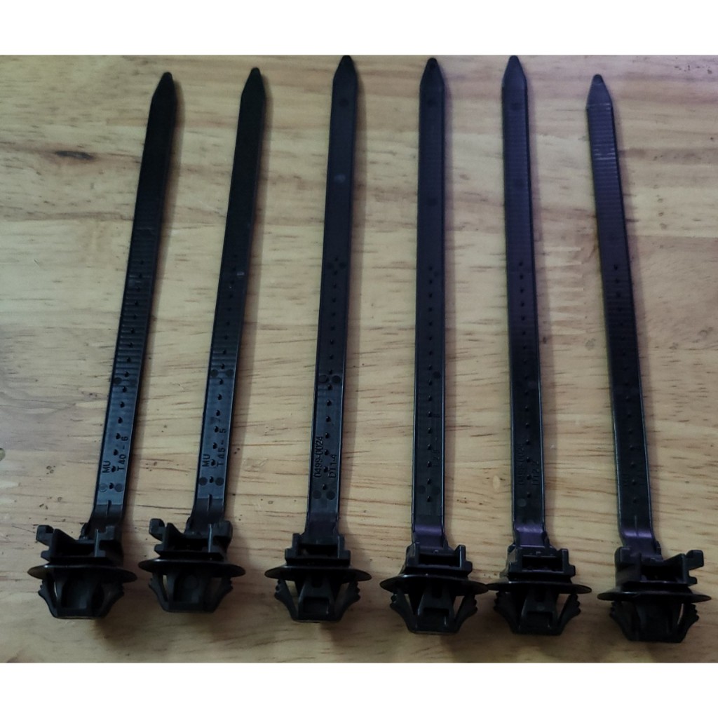 Dây rút ghim nhựa, dây thít chuyên dụng cho ô tô , xe máy....đầu chốt dẹp, loại bản to, dày