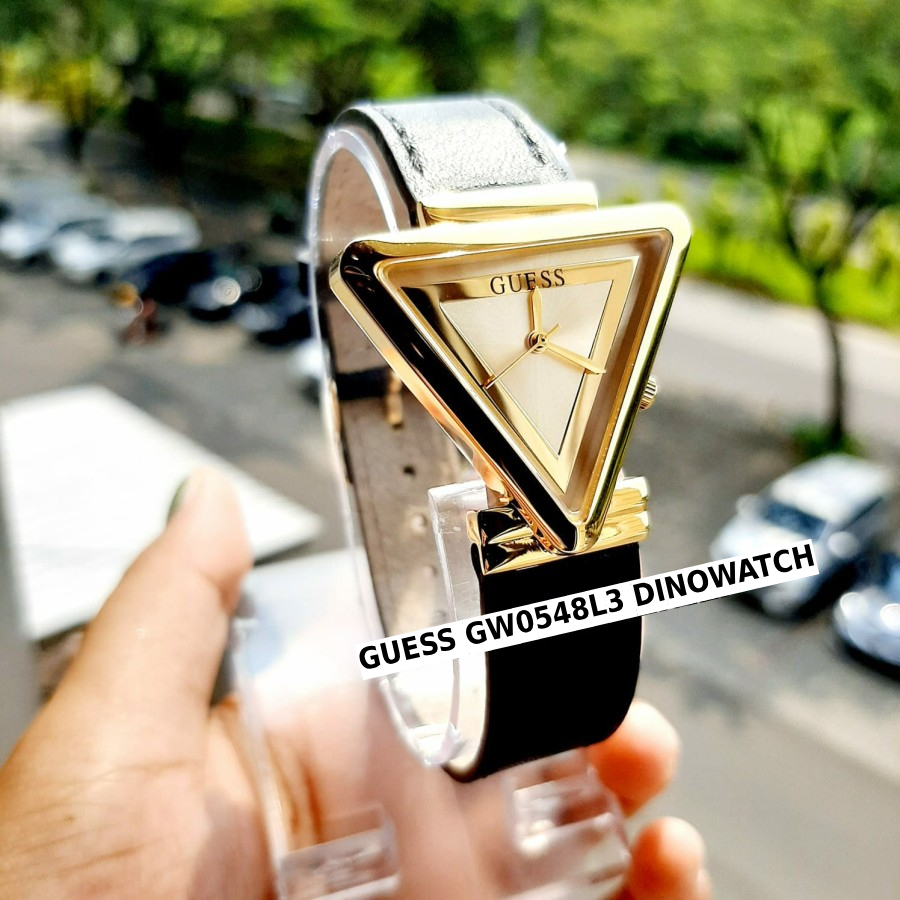 Đồng Hồ Nữ Guess Mặt Tam giác GW0548L3 GW0548L2 Dây Da - Size 34mm