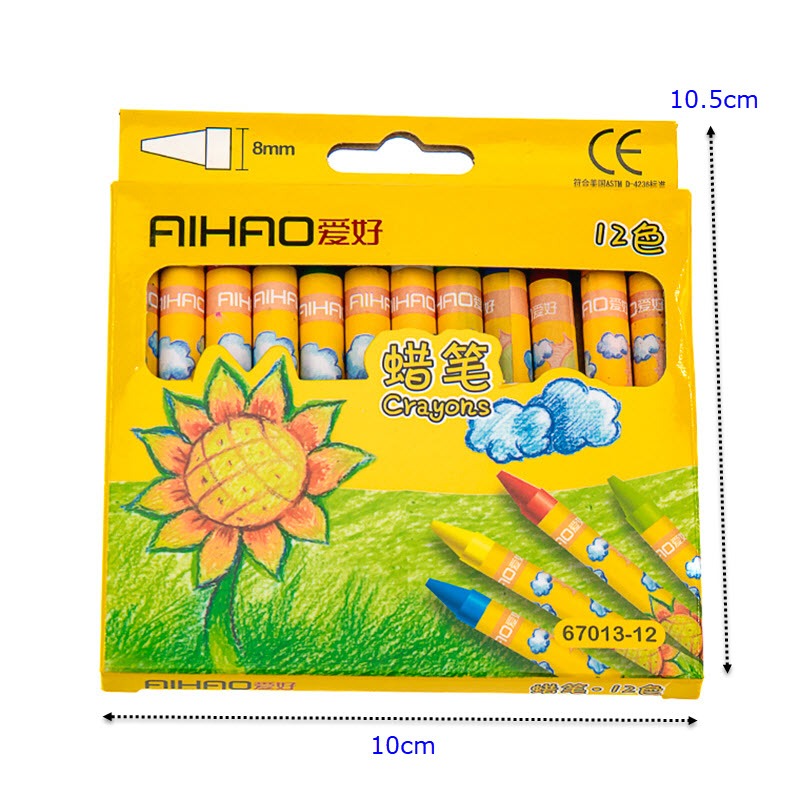 Chì màu sáp 12M, Aihao 67013