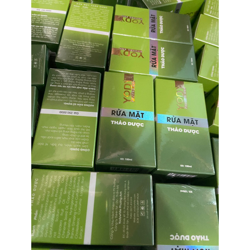 Bột rửa mặt Yody cào mã chính hãng