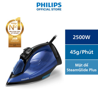 Bàn ủi hơi nước tự cảm biến mặt vải Indonesia Philips GC3920
