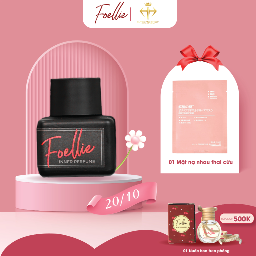 Nước hoa vùng kín Foellie Eau De Innerb Perfume mùi Eau De Bijou best seller hương thơm loài hoa gợi cảm 5ml chính hãng
